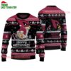 Arizona Cardinals Merrykissmyass Funny Santa Claus Christmas Ugly Sweater 1