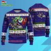 Baltimore Ravens Special Grinchs Hand Football Christmas Ugly Sweater 3