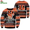 Cincinnati Bengals Merrykissmyass Funny Santa Claus Christmas Ugly Sweater 1