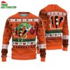 Cincinnati Bengals Special Grinchs Hand Football Christmas Ugly Sweater 1