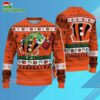Cincinnati Bengals Special Grinchs Hand Football Christmas Ugly Sweater 3