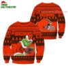 Cleveland Browns Football Grinch Christmas Ugly Sweater 1