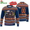 Custom Auburn Tigers Logo Team Football Christmas Ugly Sweater 1
