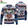 Custom Auburn Tigers Special Reindeer Light Ugly Christmas Sweater 1