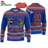 Custom Boise State Broncos Logo Team Football Christmas Ugly Sweater 1