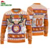 Custom Clemson Tigers Special Reindeer Light Ugly Christmas Sweater 1