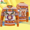 Custom Clemson Tigers Special Reindeer Light Ugly Christmas Sweater 4