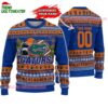 Custom Florida Gators Logo Team Football Christmas Ugly Sweater 1