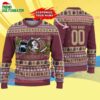 Custom Florida State Seminoles Logo Team Football Christmas Ugly Sweater 4