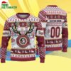 Custom Florida State Seminoles Special Reindeer Light Ugly Christmas Sweater 4