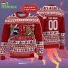 Custom Indiana Hoosiers Logo Team Football Christmas Ugly Sweater 2