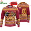 Custom Iowa State Cyclones Logo Team Football Christmas Ugly Sweater 1