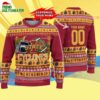 Custom Iowa State Cyclones Logo Team Football Christmas Ugly Sweater 4