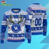 Custom Kentucky Wildcats Special Reindeer Light Ugly Christmas Sweater 3