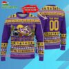Custom Lsu Tigers Logo Team Football Christmas Ugly Sweater 3