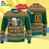 Custom Miami Hurricanes Logo Team Football Christmas Ugly Sweater 4