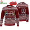 Custom Mississippi State Bulldogs Logo Team Football Christmas Ugly Sweater 1