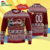 Custom Mississippi State Bulldogs Logo Team Football Christmas Ugly Sweater 4