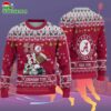 Custom Name Alabama Crimson Tide Football Ho Ho Ho Ugly Christmas Sweater 2