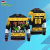 Custom Name And Number Arizona State Sun Devils Grinch Drink Up Ugly Christmas Sweater 3