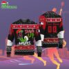 Custom Name And Number Los Angeles Angels Grinch Drink Up Christmas Ugly Sweater 2