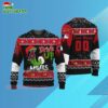 Custom Name And Number Los Angeles Angels Grinch Drink Up Christmas Ugly Sweater 3