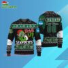 Custom Name And Number Stony Brook Seawolves Grinch Drink Up Ugly Christmas Sweater 3