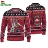 Custom Name Arkansas Razorbacks Football Ho Ho Ho Ugly Christmas Sweater 1
