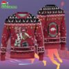 Custom Name Arkansas Razorbacks Football Ho Ho Ho Ugly Christmas Sweater 2