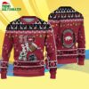Custom Name Arkansas Razorbacks Football Ho Ho Ho Ugly Christmas Sweater 4