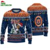 Custom Name Auburn Tigers Football Ho Ho Ho Ugly Christmas Sweater 1