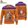 Custom Name Clemson Tigers Football Ho Ho Ho Ugly Christmas Sweater 1