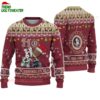 Custom Name Florida State Seminoles Football Ho Ho Ho Ugly Christmas Sweater 1