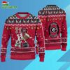 Custom Name Georgia Bulldogs Football Ho Ho Ho Ugly Christmas Sweater 3
