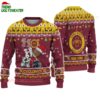 Custom Name Iowa State Cyclones Football Ho Ho Ho Ugly Christmas Sweater 1