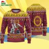 Custom Name Iowa State Cyclones Football Ho Ho Ho Ugly Christmas Sweater 4