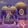 Custom Name Lsu Tigers Football Ho Ho Ho Ugly Christmas Sweater 2