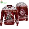 Custom Name Mississippi State Bulldogs Football Ho Ho Ho Ugly Christmas Sweater 1