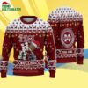 Custom Name Mississippi State Bulldogs Football Ho Ho Ho Ugly Christmas Sweater 4