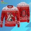 Custom Name Nc State Wolfpack Football Ho Ho Ho Ugly Christmas Sweater 3