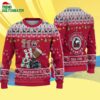 Custom Name Northern Illinois Huskies Football Ho Ho Ho Ugly Christmas Sweater 4