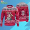 Custom Name Ohio State Buckeyes Football Ho Ho Ho Ugly Christmas Sweater 3