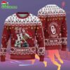 Custom Name Oklahoma Sooners Football Ho Ho Ho Ugly Christmas Sweater 2
