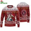 Custom Name Stanford Cardinal Football Ho Ho Ho Ugly Christmas Sweater 1