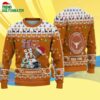 Custom Name Texas Longhorns Football Ho Ho Ho Ugly Christmas Sweater 4
