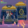 Custom Name West Virginia Mountaineers Football Ho Ho Ho Ugly Christmas Sweater 2