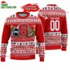 Custom Nc State Wolfpack Logo Team Football Christmas Ugly Sweater 1
