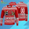 Custom Nc State Wolfpack Logo Team Football Christmas Ugly Sweater 3