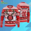 Custom Nc State Wolfpack Special Reindeer Light Ugly Christmas Sweater 3