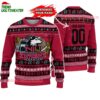 Custom Northern Illinois Huskies Logo Team Football Christmas Ugly Sweater 1